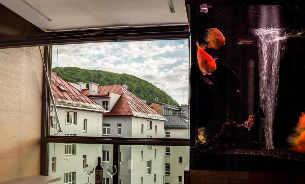 Contemporary Apartment With Fireplace & Terrace Banská Bystrica Eksteriør bilde